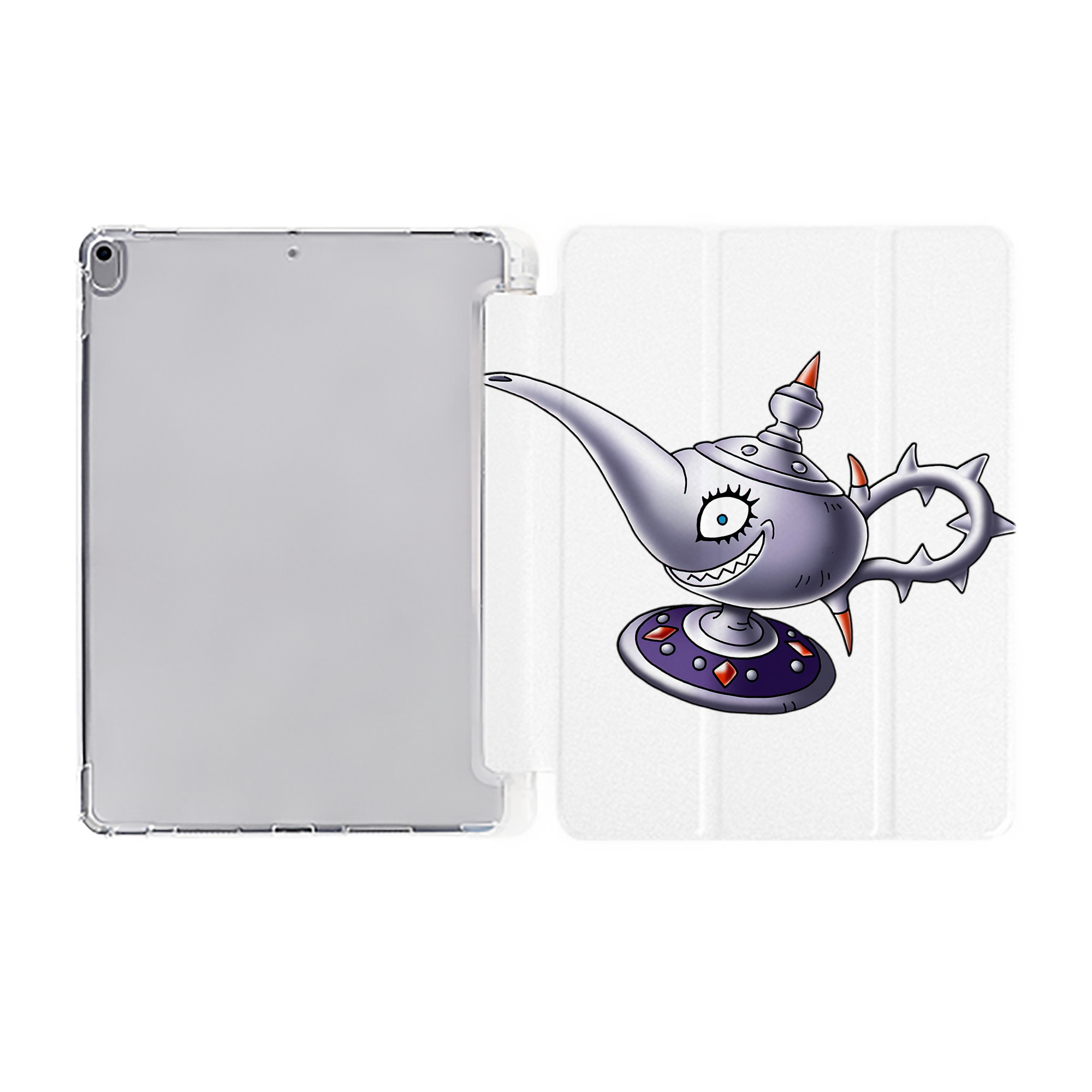 （画像用） ドラゴンクエスト Doragon Kuesuto Dragon Quest IPad ケース ペン収納付き 三つ折りスタンド PUレザー×シリコン 対応機種9.5/10.5/10.9インチ